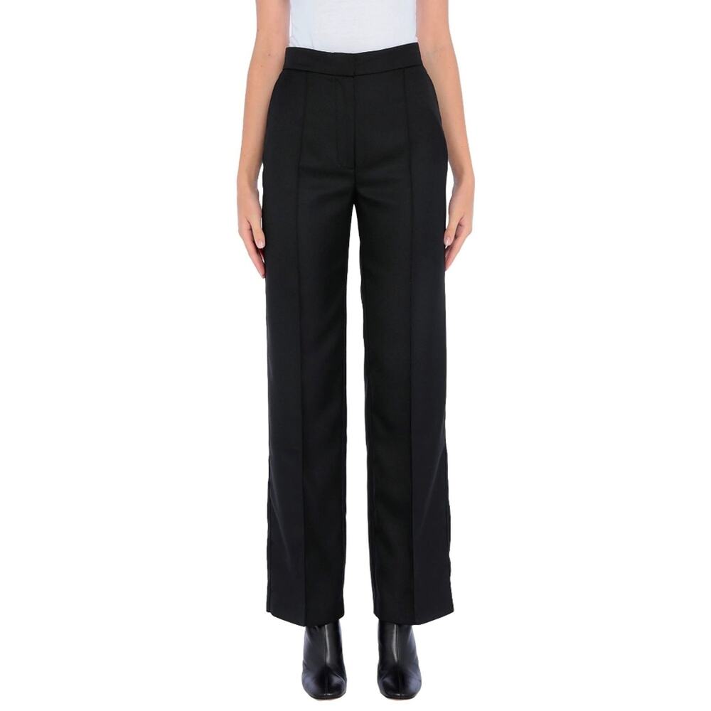 PAUL & JOE Sister Coquet pintuck classic career black pants French Size 34 2 XS - Picture 3 of 9